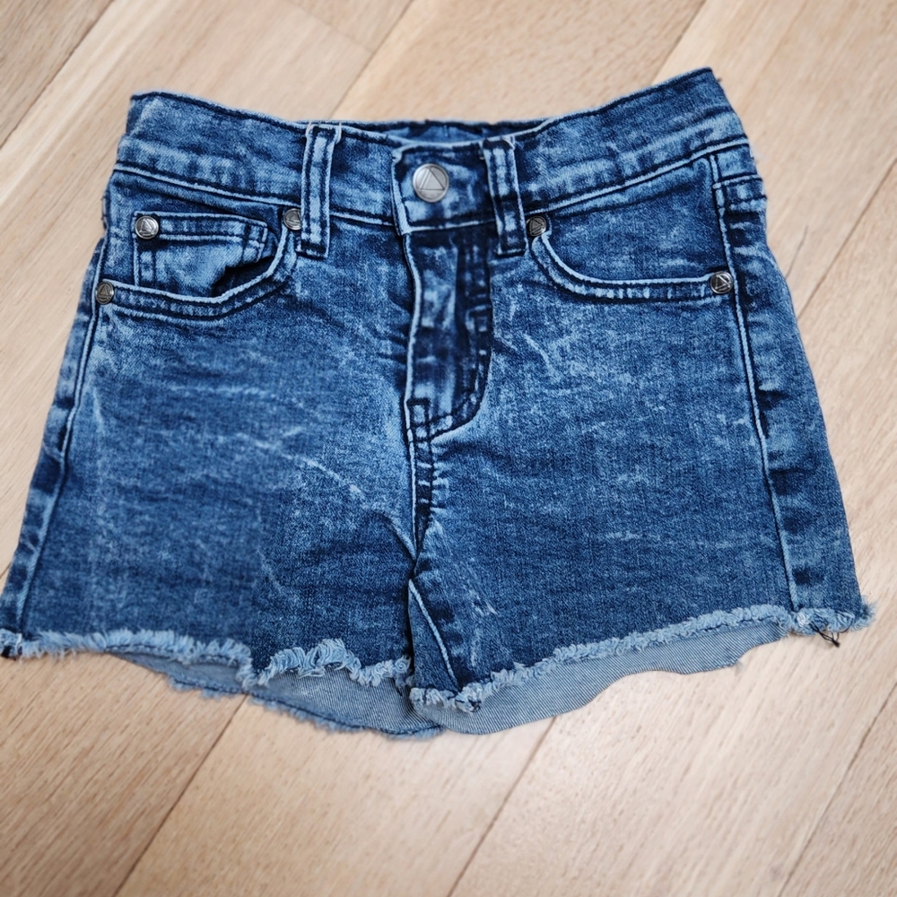 Little Eleven Paris Denim girls shorts size 8